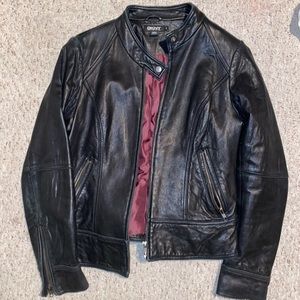 DKNY leather jacket